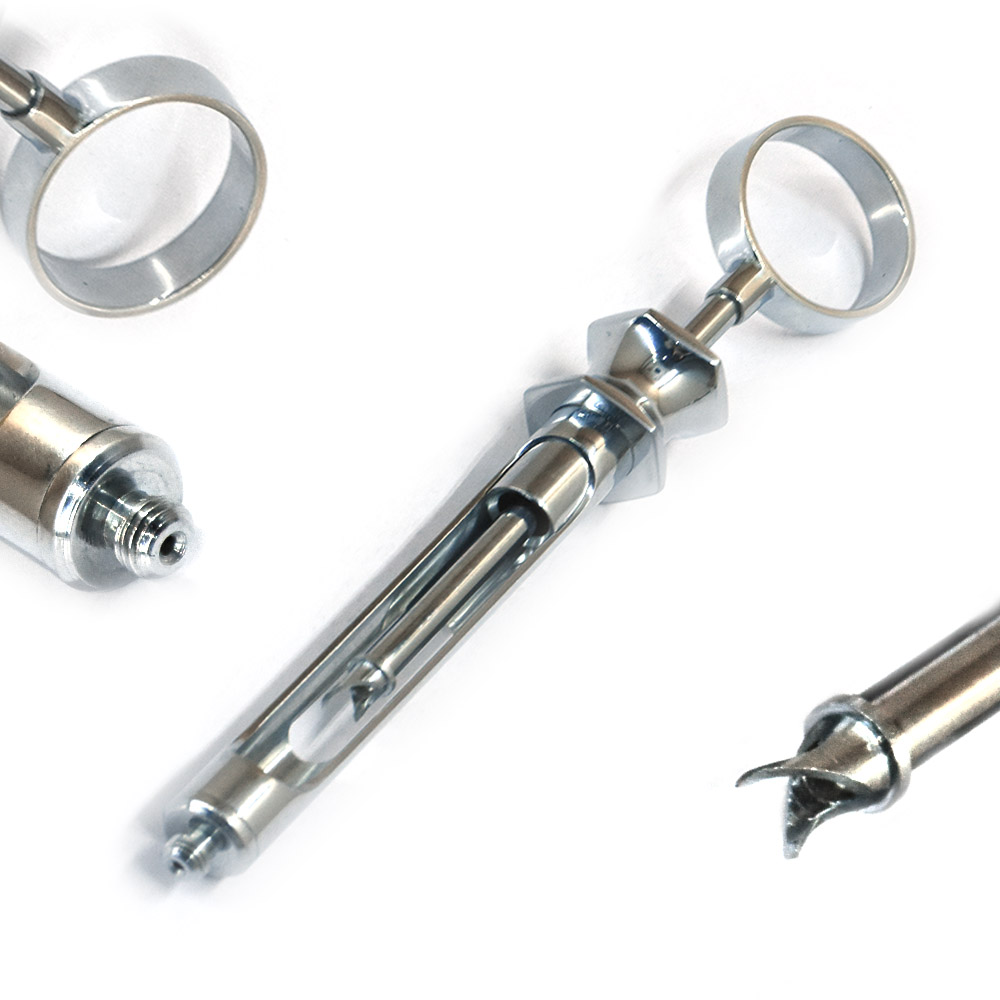 Aspirating Anesthetic Syringes Astra Type O Ring Handle Cork Screw Tip Deattach Thread Aspirating Anesthetic Syringes Astra Type O Ring Handle Cork Screw Tip Deattach Thread