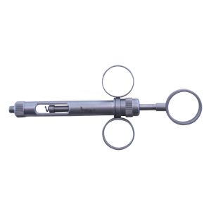 3 Ring Aspirating Syinge Stainless Steel 1.8ml
