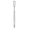 Rectangular Micro Mirror 9x3 mm for ideal access and visibility when performing apical treatments.Made of Stainless steel