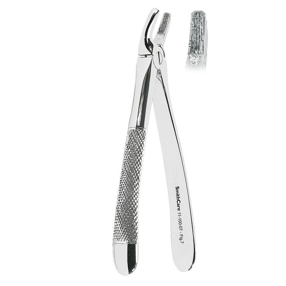 Dental Extracting Forcep English Pattern Upper premolars Fig. 7 Extracting Forcep Upper premolars Fig. 7