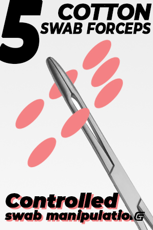 Surgical Cotton Swab Forceps