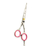 Flower Pattern Razor Edge Hair Dressing Scissors