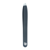 Black Coated Eyebrow Tweezer Pointed Short 4.0"